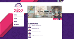 Desktop Screenshot of cosmeticoscarioca.com.br